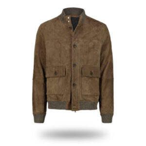 Giubbino camoscio Tortora