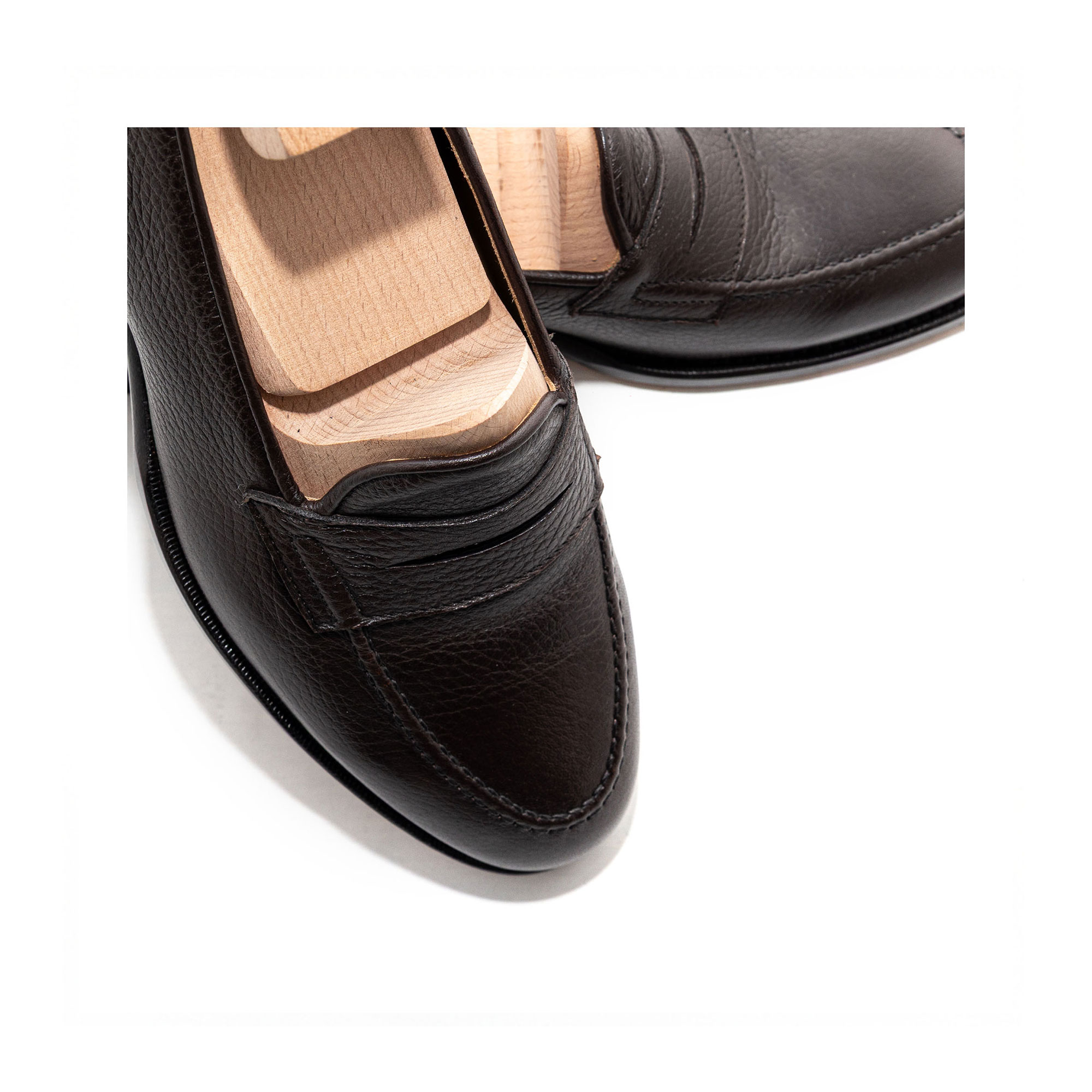 Mocassino America martellato Marrone