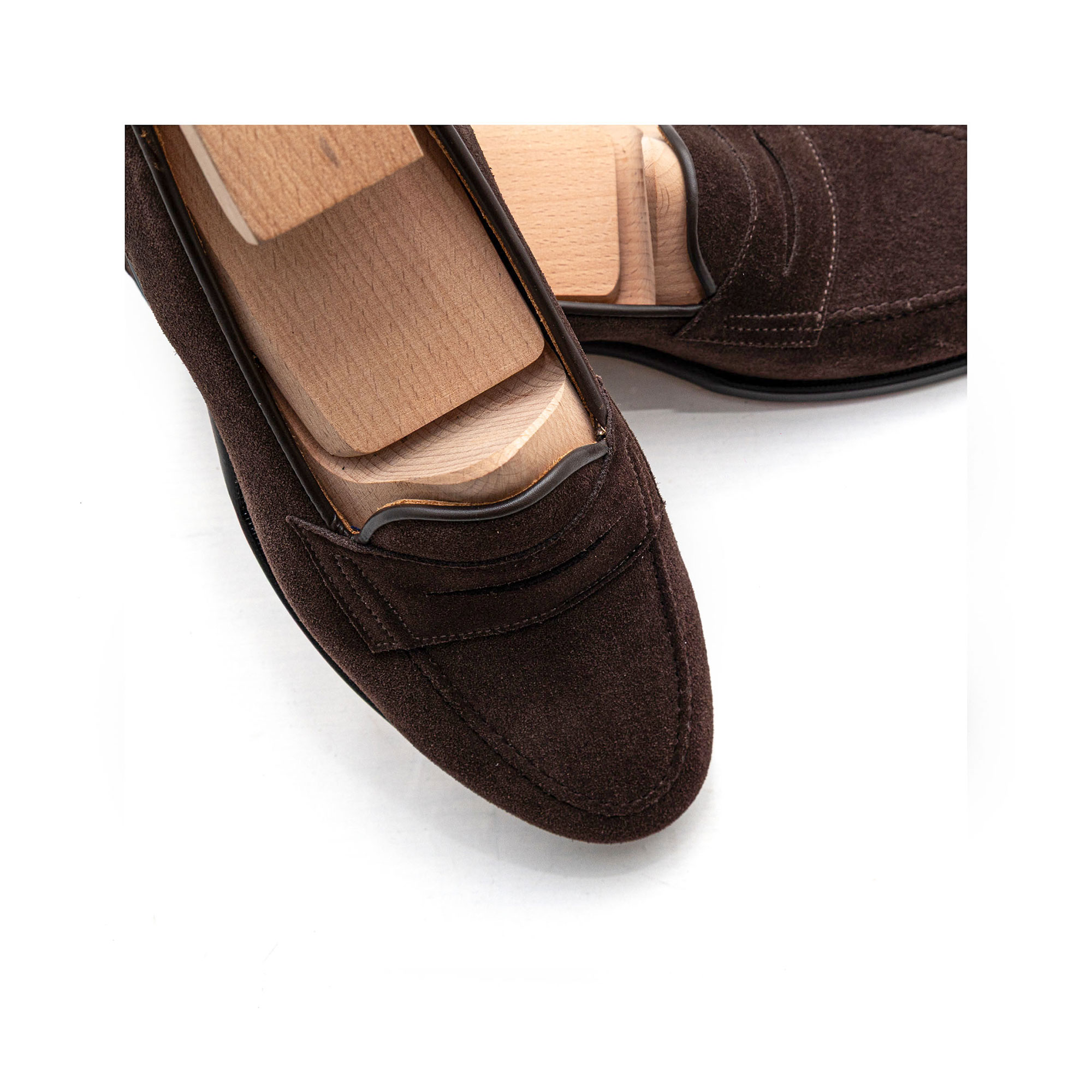 Mocassino America camoscio Marrone