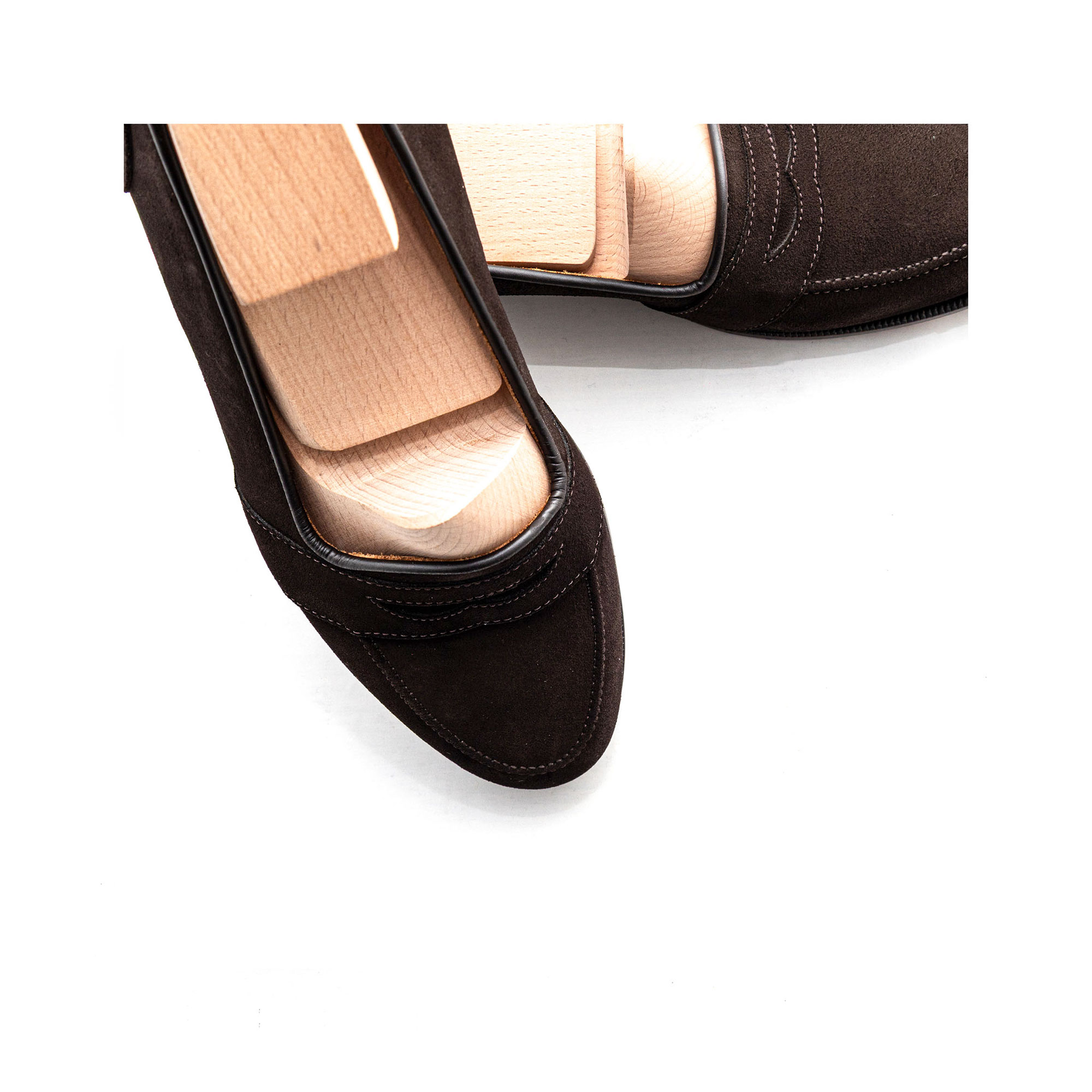 Loafer EDWARD camoscio marrone